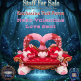 Exclusive Full Perm Fantasy Neko Valentine Love Seat