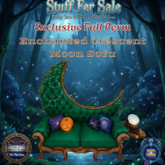 Exclusive Full Perm Enchanted Crescent Moon Sofa