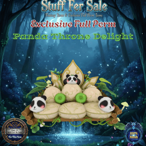 Exclusive Full Perm Panda Throne Delight