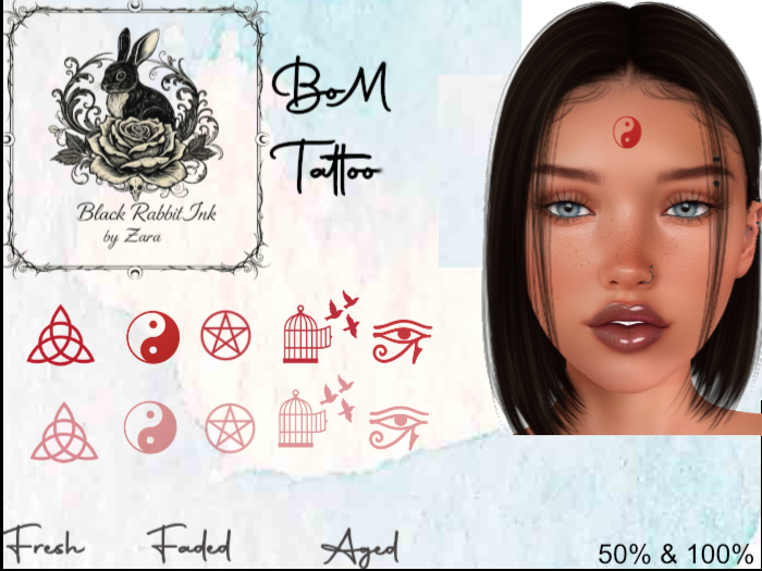 Forehead Tattoos by Black Rabbit Ink