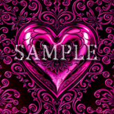 [ Baroque Heart Metal Seamless 03 ] A