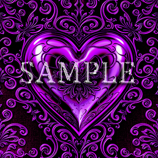 [ Baroque Heart Metal Seamless 03 ] C