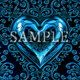[ Baroque Heart Metal Seamless 03 ] G