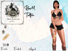 Various Leg Tattoos by Black Rabbit Ink