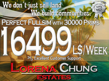 Perfect Full Sim w/30K Prims 16499L$/week
