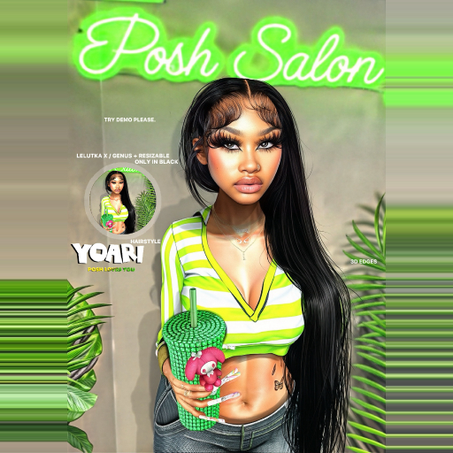 Po$h: "Yoari" Hairstyle HD Lace.