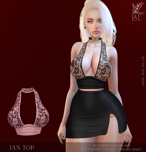 -LAL-Jan Top [PINK ]