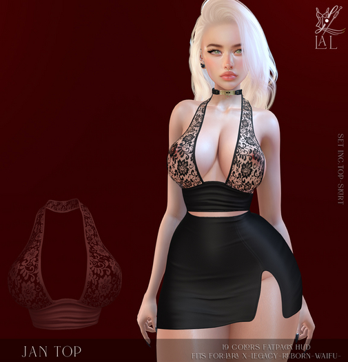 -LAL-Jan Top [RED ]