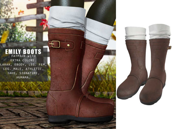 UNA. EmilyBoots Umber