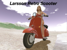 Scooter with Retro Flair + Many Features - Cruise Mainland in Classic Style 