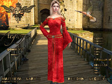 Firebird Aegwyn gown V2 embers