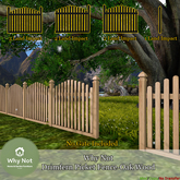 Why Not - Drimfern Picket Fence-Oak-Add Me