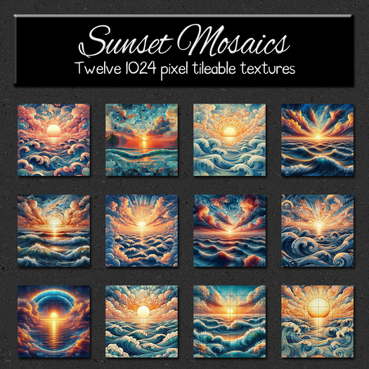 *Wallflowers* Sunset Mosaics