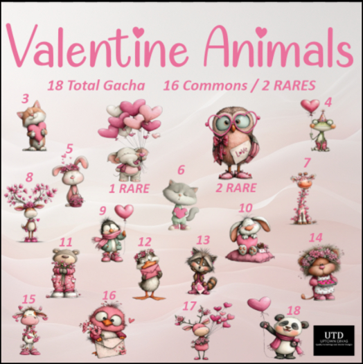10. UTD - Valentine Animals - Tilly