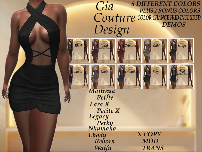 "GCD" Masha Halter Dress DEMOS