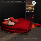 DD Be My Valentine Heart Bed-PG/ADD