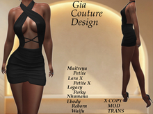 "GCD" Masha Halter Dress Black