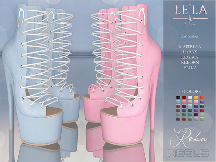 {Le'La} Roka Heels ♥Promo♥
