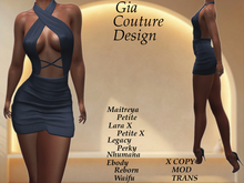 "GCD" Masha Halter Dress Periwinkle
