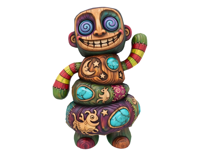 HB: Strange Colorful Totem FuLL PERM