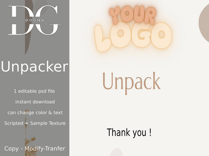 [Dogma] Unpacker Earthy Classic Pack