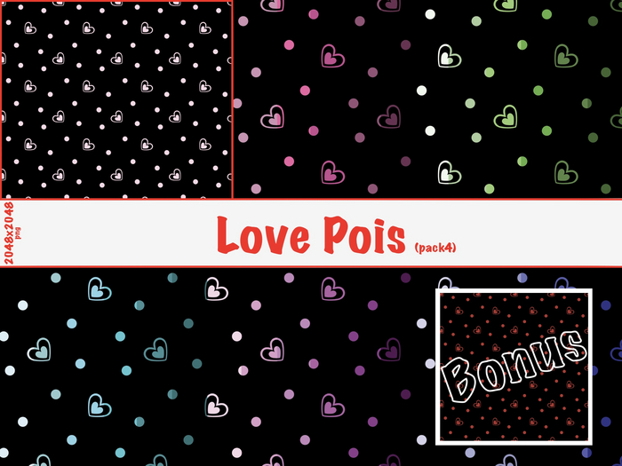 Love Pois (pack4)