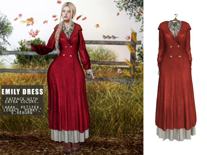 UNA. EmilyCoat Red