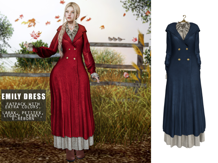 UNA. EmilyCoat Blue
