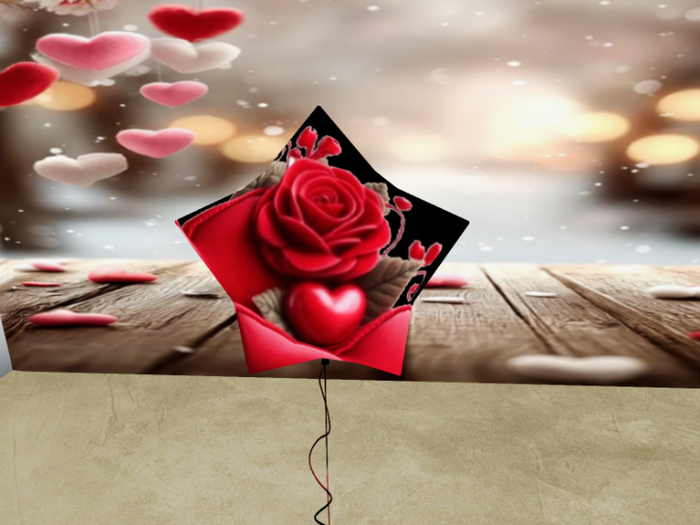 Two sides roses Balloon 