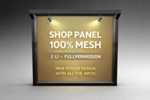 shop panel -  100 % MESH - fullperm