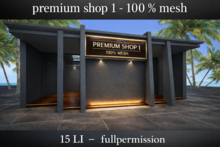 premium shop  - mesh - builder edition