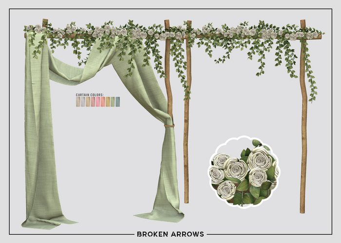 BROKEN ARROWS - Rosalia Arch - White