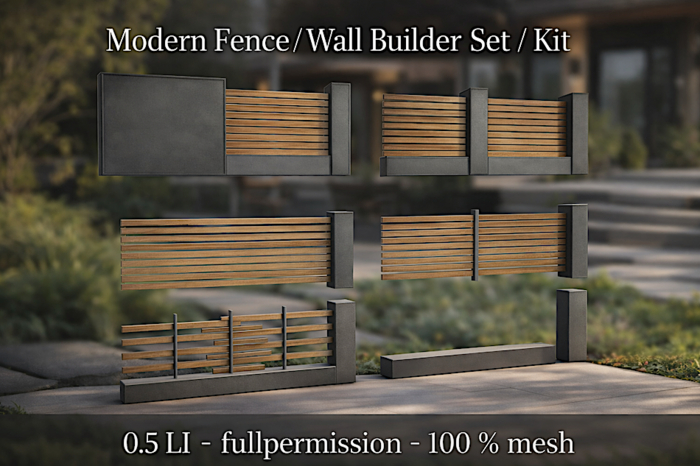 fence  builder kit / set - 100 % MESH - fullperm