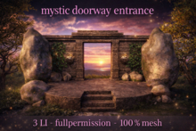 mystic doorway entrance - 100 % mesh
