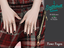 .::Scuttlebutt::. Flower Fingers Tattoo