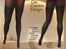 "GCD" Nykky Fishnet Stockings Black