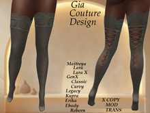 "GCD" Nykky Fishnet Stockings Green