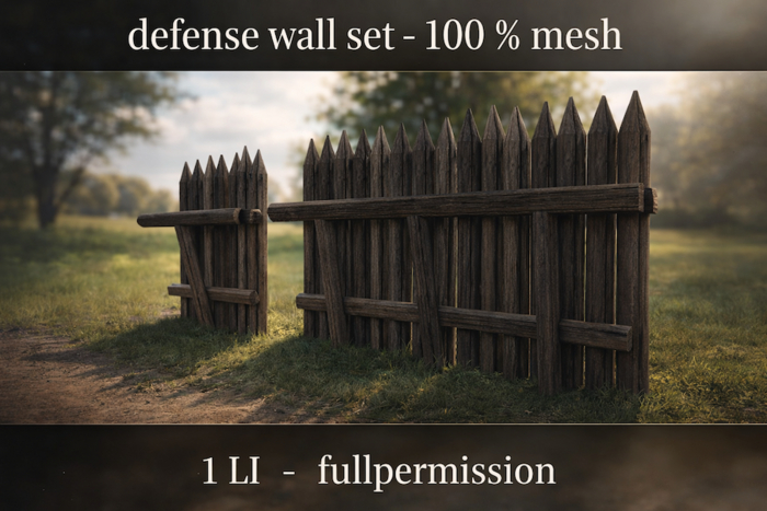 defense wall set - 100 % mesh