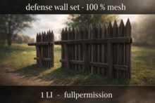 defense wall set - 100 % mesh