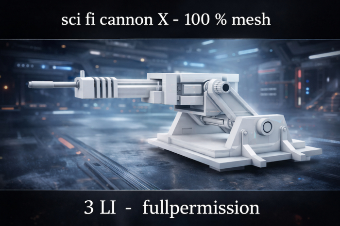sci fi cannon X - 100 % MESH - fullperm