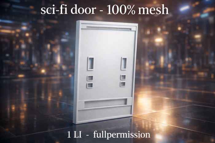 sci fi door - mesh - builder edition