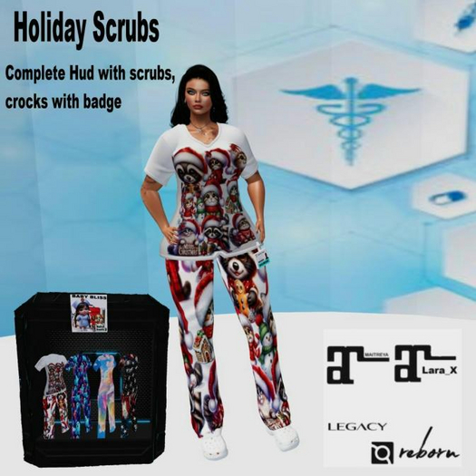Holiday Scrubs