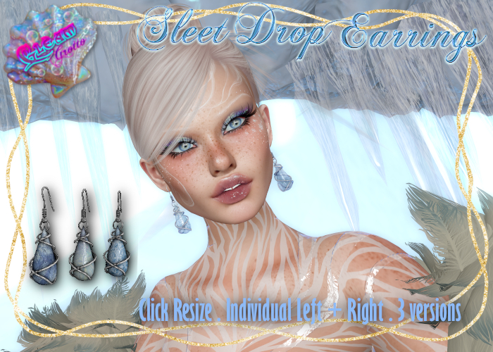 GLEAM Grotto: Sleet Drop Earrings