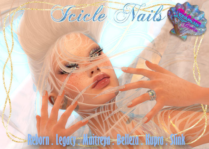GLEAM Grotto: Icicle Nails