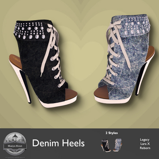 Mostyn St - Denim Heels