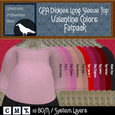 GPA Dinkies Long Sleeve Top BOM - Fatpack Valentine Colors