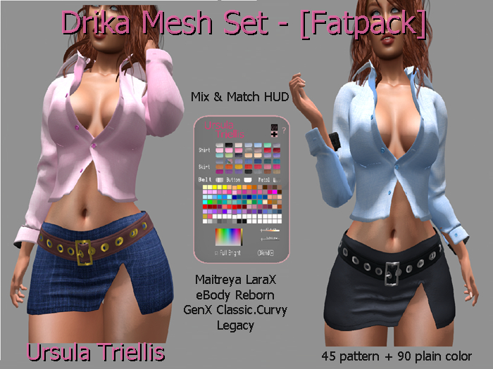 6953 Drika Mesh Set - [Fatpack]