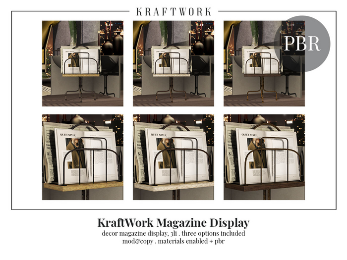 KraftWork Magazine Display (Add Me)