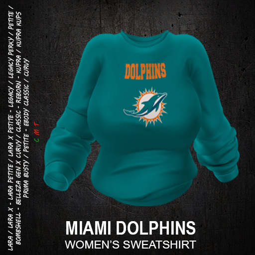 MIAMI DOLPHINS - Women's Sweatshirt