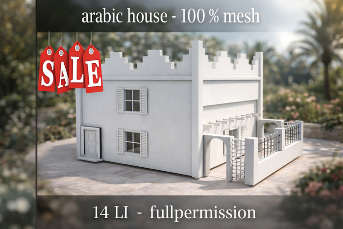 arabic house - mesh - builder edition